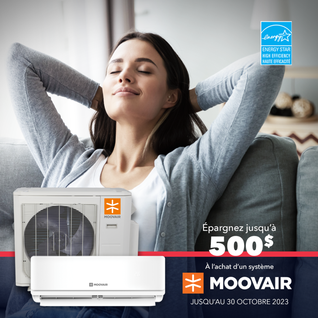 Promotion : Rabais aux consommateurs - Moovair