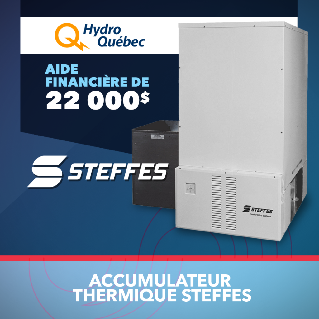 Promotion : Accumulateur thermique Steffes 