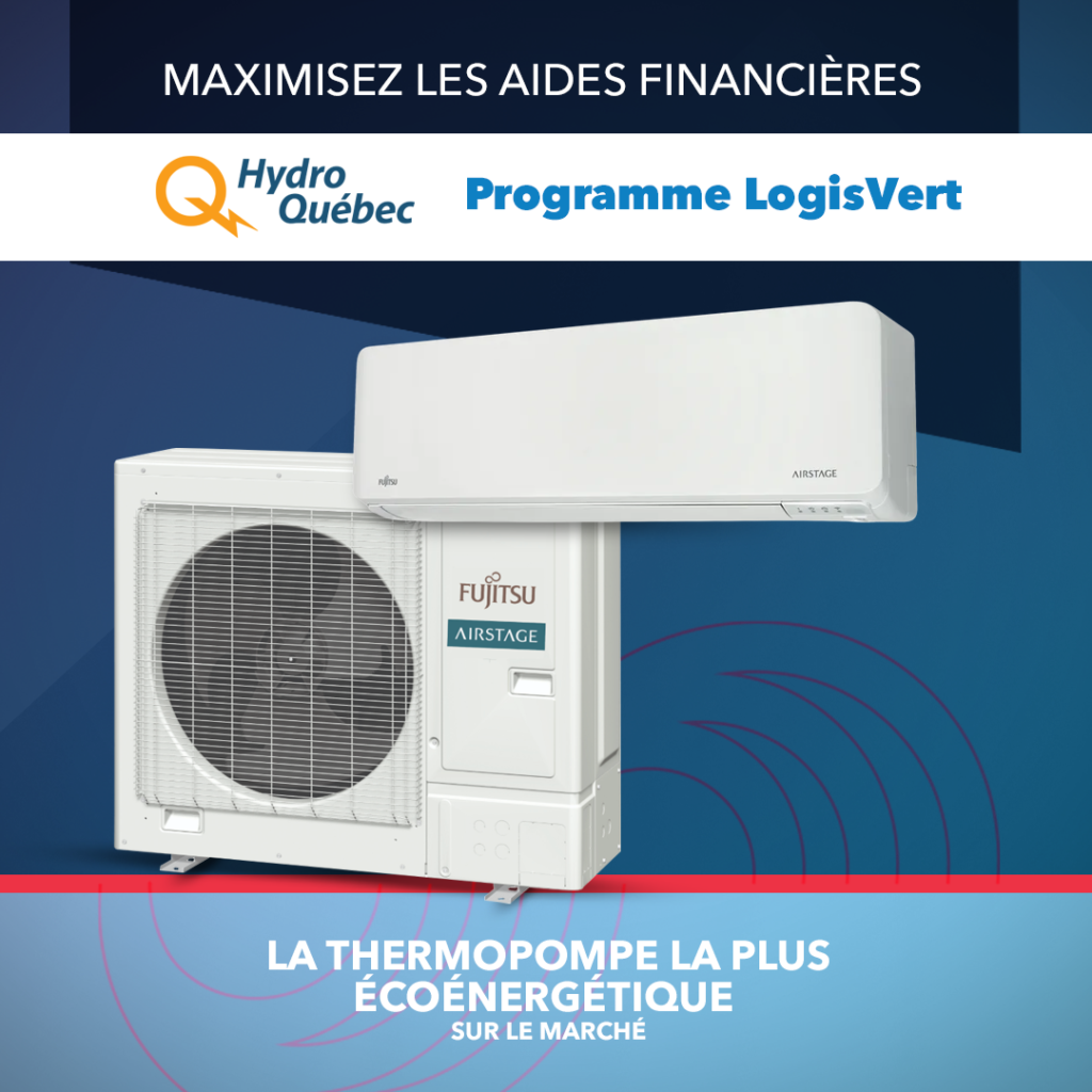 Promotion : Thermopompe Fujitsu 