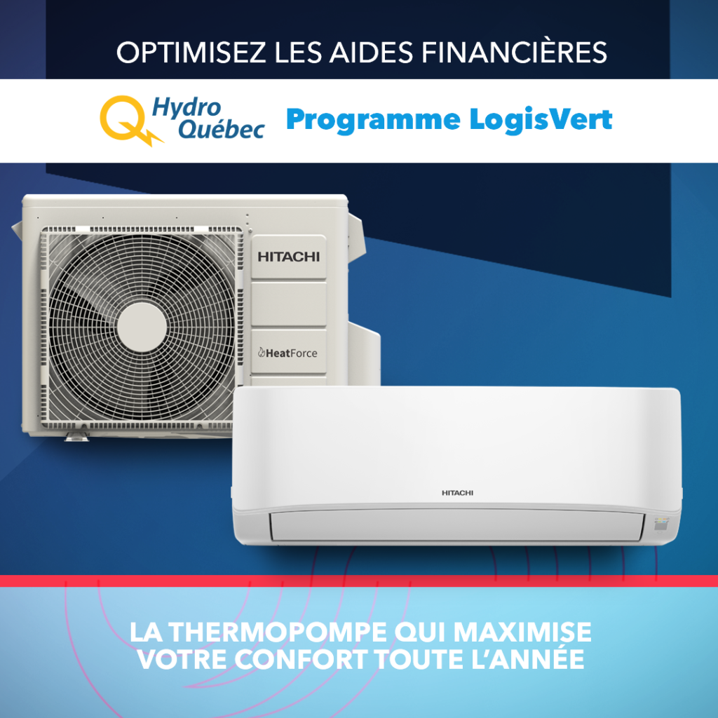 Promotion : Thermopompe Hitachi